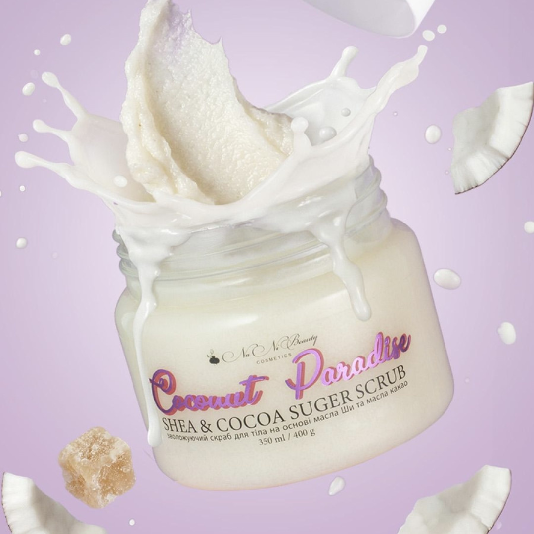 Скраб для тіла цукровий Coconut Paradise